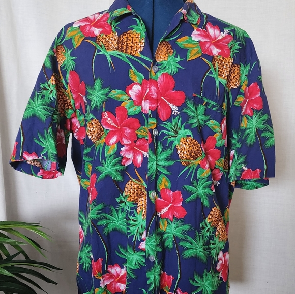 Vintage, Made in Hawaii, Aloha shirt, XlL - Picture 1 of 4